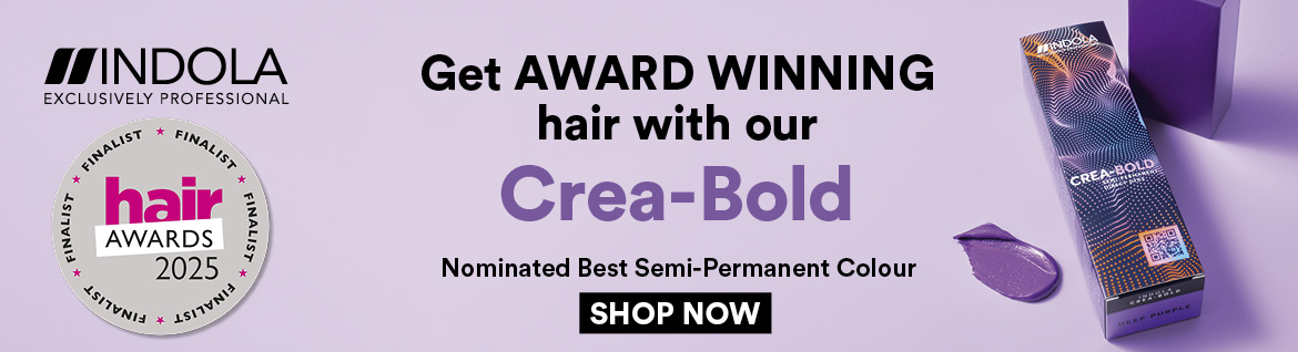 Award Winning Semi Permanent Indola CREA BOLD Banner