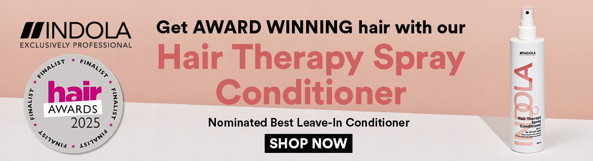 Award Winning Hair Therapy Spray Conditioner Banner