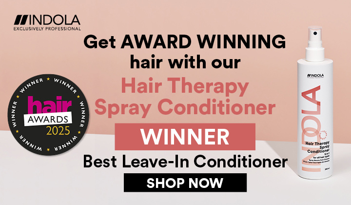 Award Winning Hair Therapy Spray Conditioner Banner