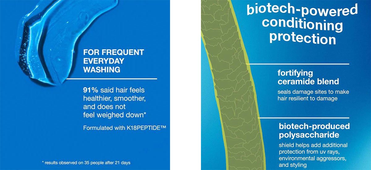 K18 Shampoo and Conditioner Infographic