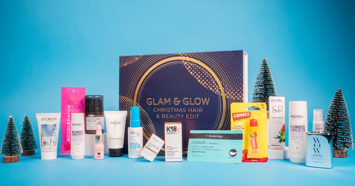 Glam & Glow box and items