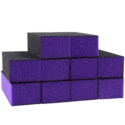 The Edge Purple 3-Way Sanding Block - Grit 60/100 10pk