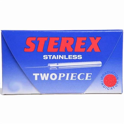 Sterex Two Piece Disposable Needles Regular Stainless Steel (Pack 50) - F10S