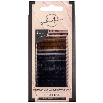 Salon Artisan Premium Silk J Curl 0.10 Brown/Black