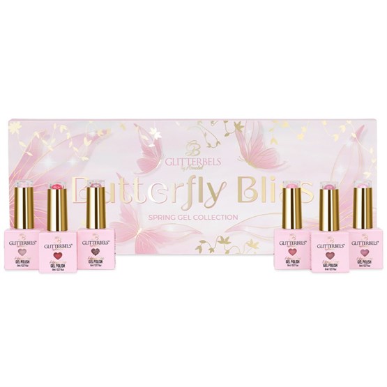 Glitterbels Butterfly Bliss Collection 8ml x6