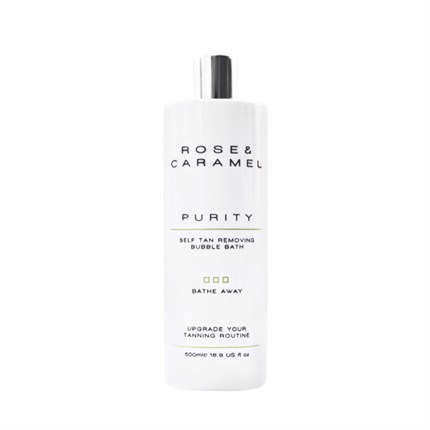 Rose & Caramel Purity Self Tan Removing Bubble Bath - 500ml