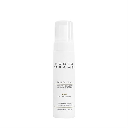 Rose & Caramel Nudity - Clear Golden Tanning Foam 200ml - Ultra Dark