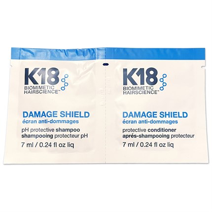 K18 Damage Shield Shampoo & Conditioner Sachet Sample