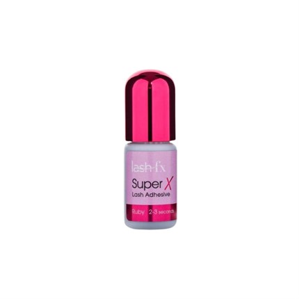 Lash FX Pro SuperX Ruby Adhesive 2-3 sec Drying time 5ml