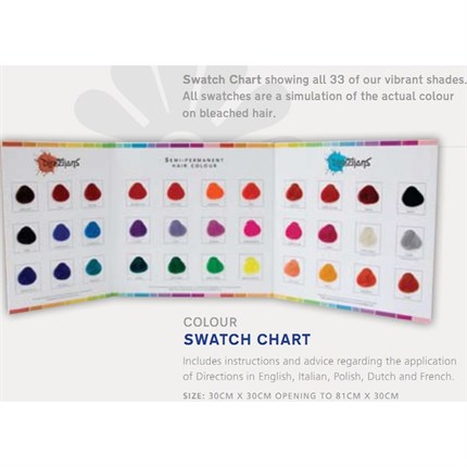 La Riche Directions Colour Chart Shade Charts Capital Hair Beauty