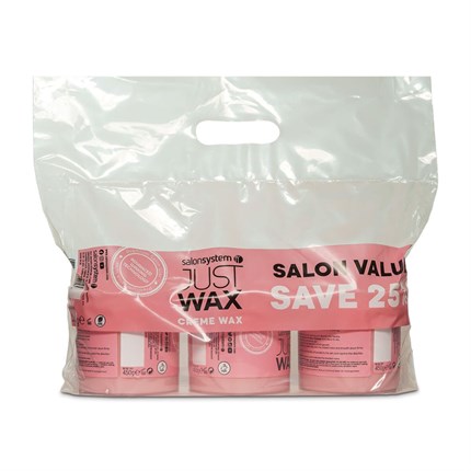 Just Wax Creme Wax 'Save 25%' 3x 450g