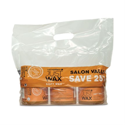 Just Wax Tea Tree Wax 'Save 25%' 3x 450g