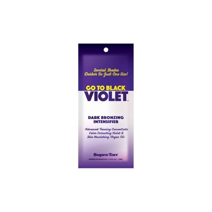 Supre Tan Go To Black Violet Sachet 22ml