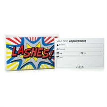 Agenda Appointment Cards 100pcs - Pop Art Lashes