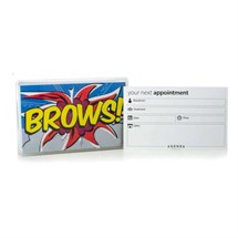 Agenda Appointment Cards 100pcs - Pop Art Brows