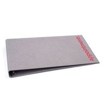 Agenda Loose Leaf Binder Grey - 9/3 Assistant