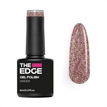 The Edge Gel Polish 8ml - Rose Glitter