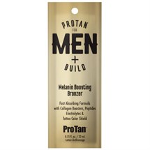 Pro Tan Men + Build Melanin Boosting Bronzer Sachet 22ml