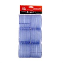 Hair Tools Velcro Jumbo Rollers Large - Blue