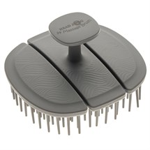 Head Jog Massage Brush - Charcoal